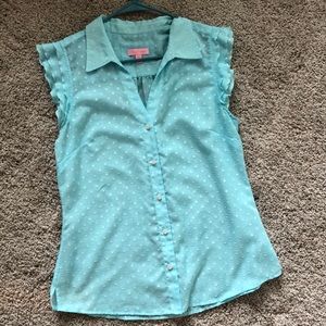 Lilly Pulitzer blue blouse
